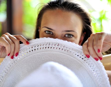 Woman enjoying her holiday

