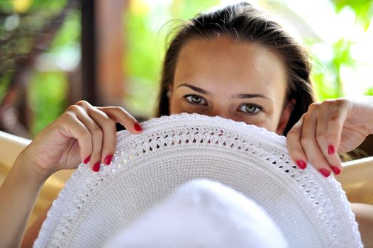 Woman enjoying her holiday

