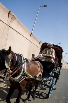 We take a closer look at life of people on the streets of Edfu, Egypt, on MAY 26, 2008.