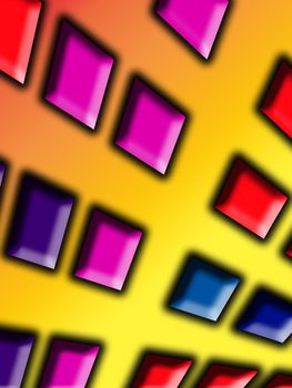 Background made out of square shapes.