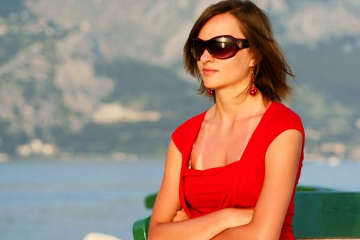 young girls in Croatia beach