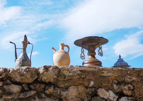 Oriental souvenirs made in Ottoman Empire style in Mostar, Bosnia and Herzegovina.