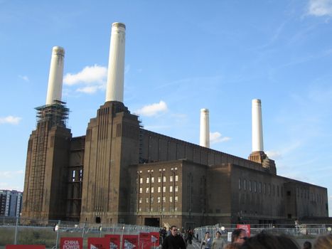 A view of Battersea Power station