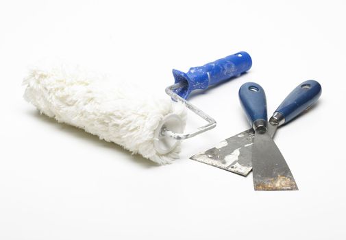 used paint roler spatula