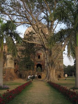 An old tomb in Lodhi Gardens, New Delhi, India