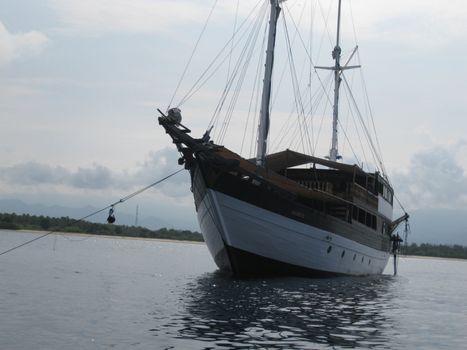 An old wooden schooner