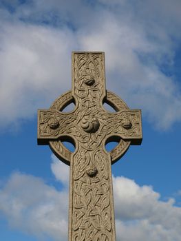 A wooden Christian cross symbol of Christianity