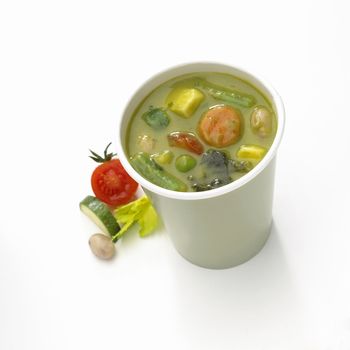 vegetarian cup soup
