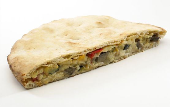 Stuffing Italian flat bread