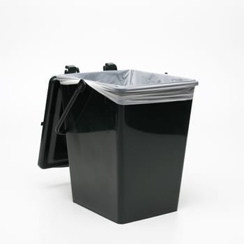 organic recycling bin Isolated On White