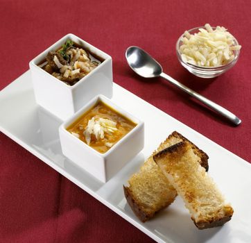velvety pumpkin and bread toast