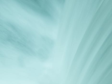 Blue waterfall  motion blur