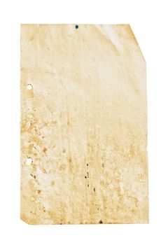 Close up shot of a blank vintage sheet of paper.