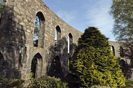 McCaigs Tower in the centre of Oban Argyll Scotland