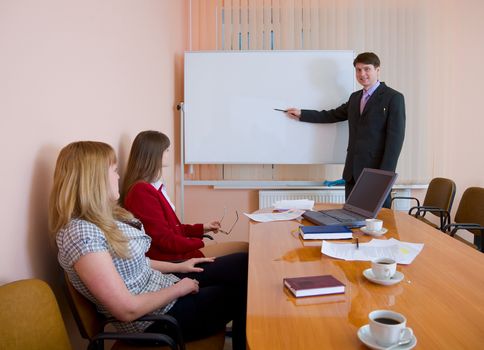 The young man to speak at a meeting