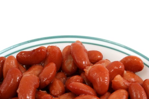 Light kidney beans in a bowl