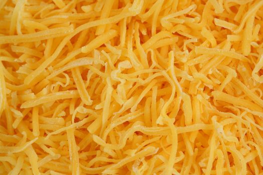 A Shredded cheddar cheese background
