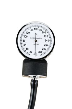 A sphygmomanometer for taking blood pressure