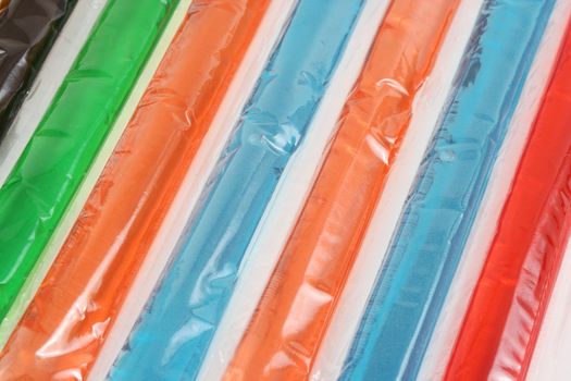 A Colored ice pops background