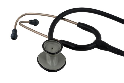 A Isolated Stethoscope on white