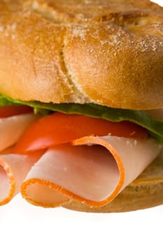 detail of a sandwich