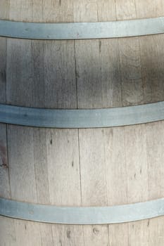 A Old wooden barrel background