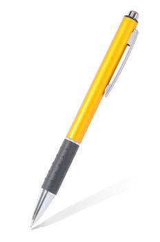 isolated ball-point pen with clipping paths