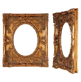 antique frame front&perspective