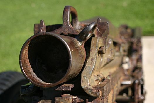 Canon in the Plaza Park in Ventura California