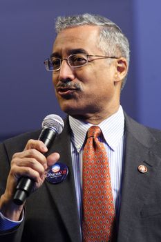 Rep. Bobby Scott (D., VA) at an Obama Rally.