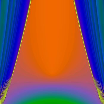 Fractal background, showing a structure like a window curtain at daylight