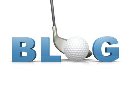 Computer generated image - Golf Blog .