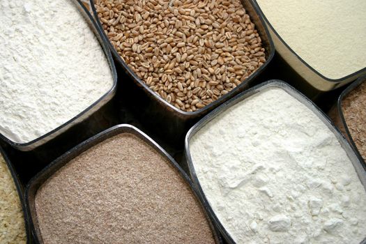 Set of dry food