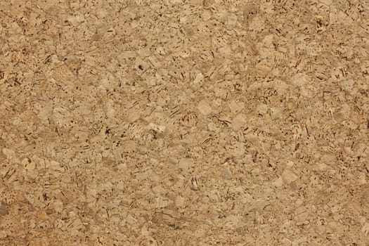 close-up of blank cork board, textured background