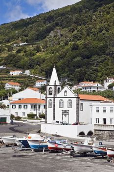 Fishing village of Ribeiras, Pico Island, Azores, Portugal
