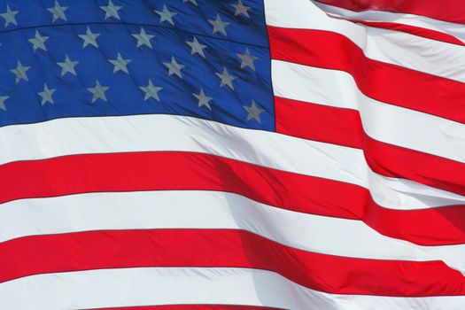 A US Flag macro background