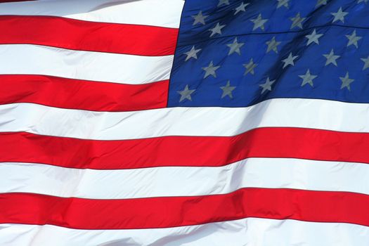 A US Flag macro background