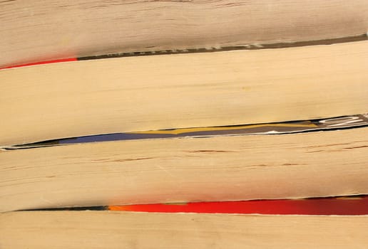 A Four stacked paperback books background image