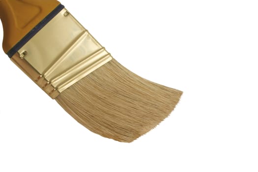 A Isolated paint brush on white