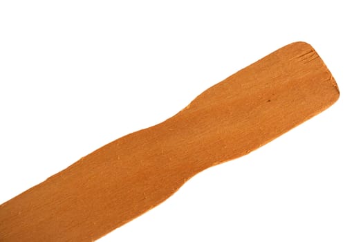 A Isolated paint stirrer stick on white