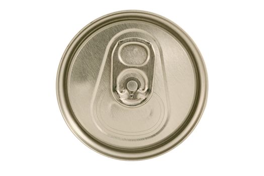 A Isolated closed soda can lid