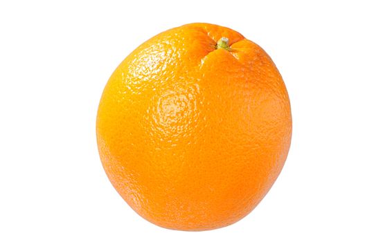 Perfect orange isolated on white. 
