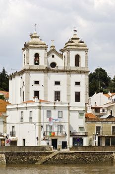 Church of Santiago in the riverside of Alcacer do Sal, Alentejo, Portugal
