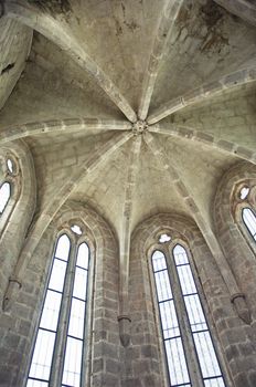 Vault in Santuario do Senhor dos Martires,  Alcacer do Sal, Alentejo, Portugal
