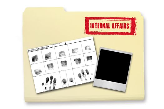 Internal Affairs Investigation Elements in a Folder
