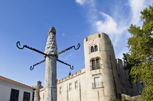 Medieval castle of Alvito in Alentejo province, Portugal
