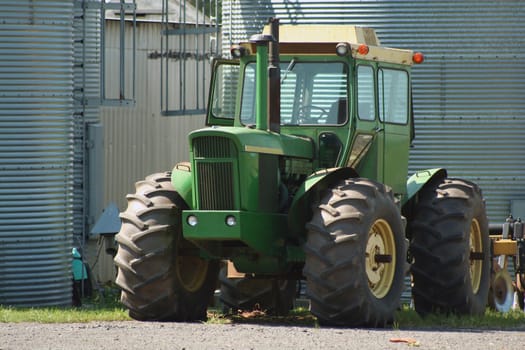 Green Farm Tractor