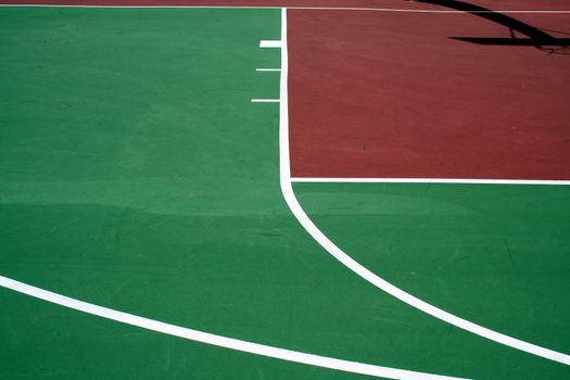 an image of a Basketball court 