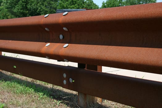an image of a Rusty Guardrail