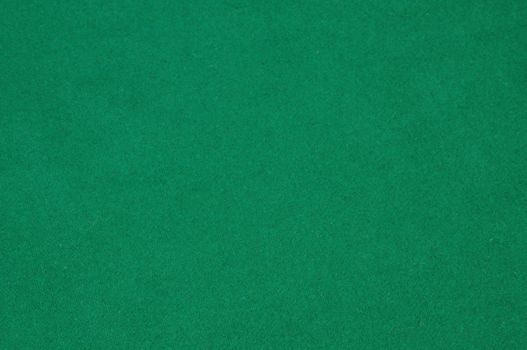 green felt background